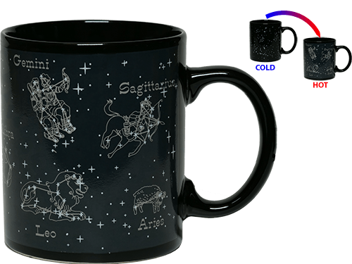 Tasse mit Sternbildern